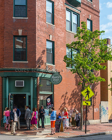 Line Outside of Marcy's on Free Street