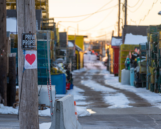 Heart from the Valentines Bandit on Widgery Wharf