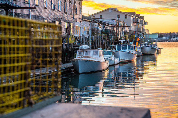 Custom House Wharf Sunrise - Nov. 2014