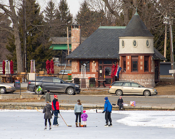 Deering Oaks Ice Skating