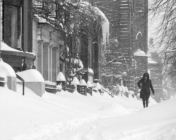 State Street Winter Walking