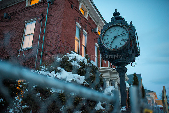Clock Outside of 749 Congress Street