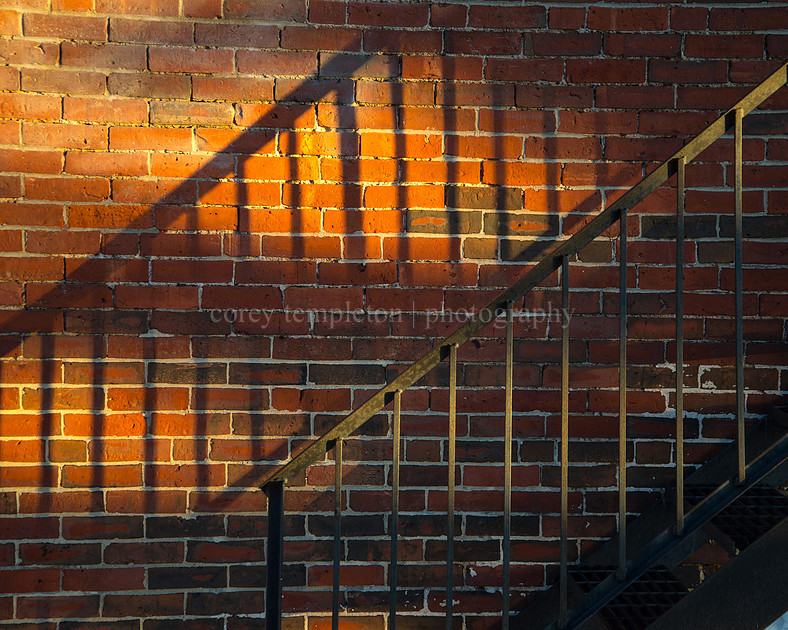 Stairs & Shadows on Washington Avenue