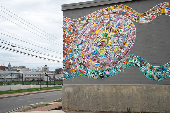 East Bayside Community Mural at Anderson and Fox Streets