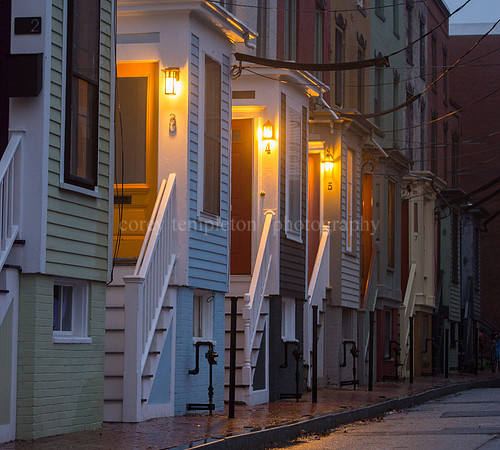 Stratton Place Row Houses, Spring Evening 1