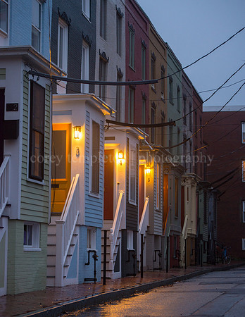 Stratton Place Row Houses, Spring Evening 2