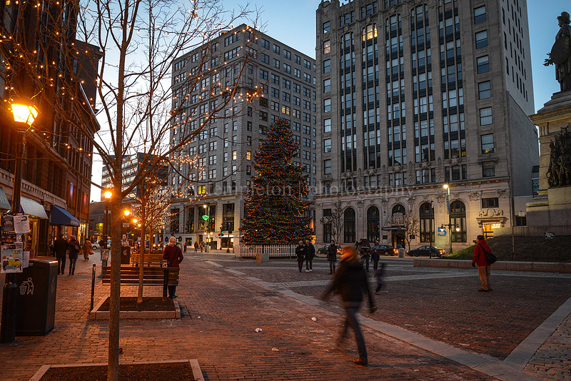 Monument Square Late November