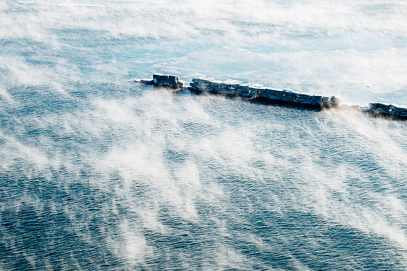Sea Smoke from Casco Bay Bridge