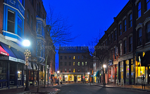 Exchange Street, Early Winter Morning