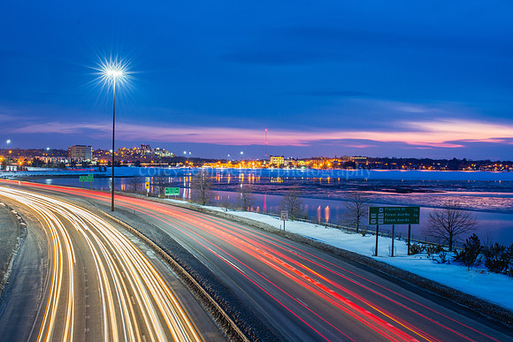 Highway and Back Cove
