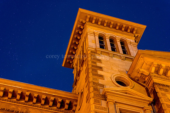 Victoria Mansion at Night, Under the Stars
