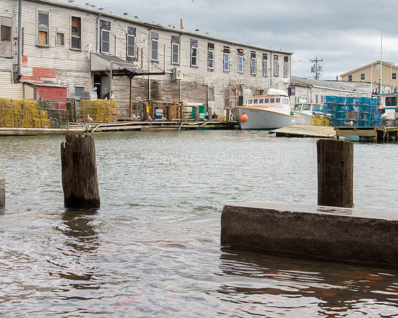 High Tide and Flooding at Custom House Wharf in the Old Port