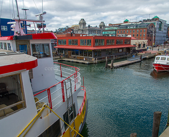 State Pier at High Tide Towards Commercial Street