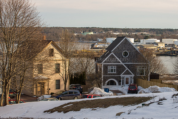 Houses at the End of Salem Street in the West End