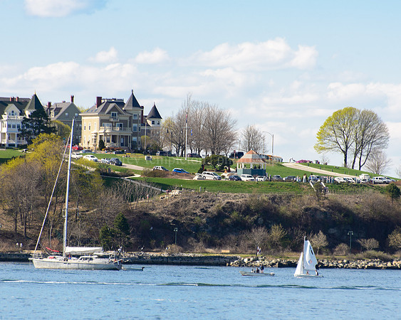 Fort Allen Park from Bug Light, Spring