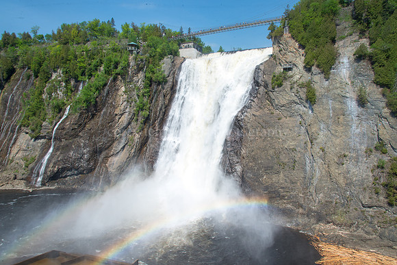 Montmorency Falls in Quebec Canada