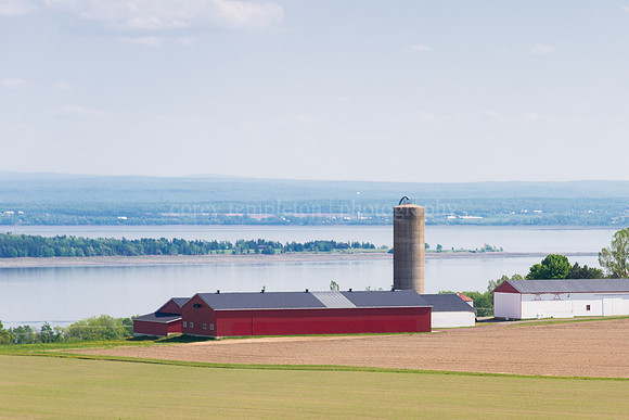 Summertime at the End of Île d'Orléans in Quebec