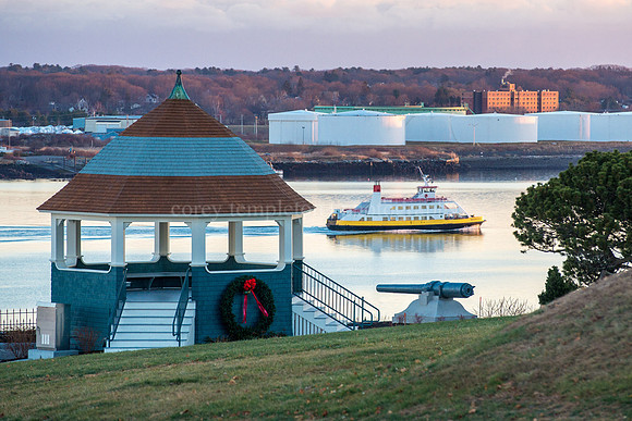 Fort Allen Park Gazebo and Ferry