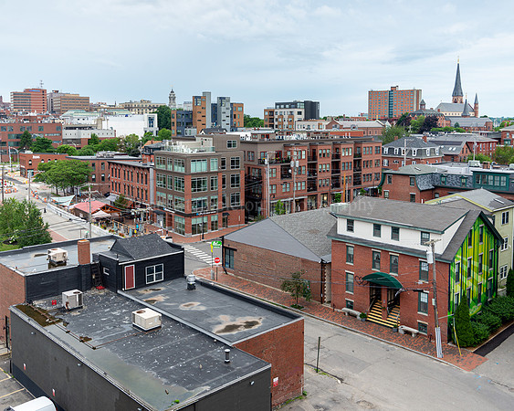 India Street Neighborhood Skyline