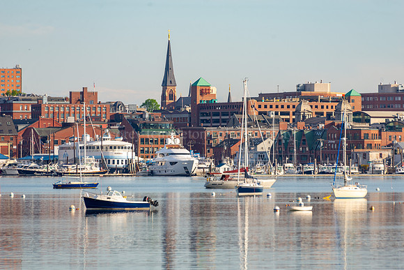 Classic Old Port Skyline from South Portland