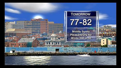 WCSH6 Weather Graphic