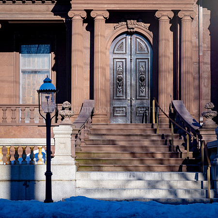 Entrance to Victoria Mansion on Danforth Street