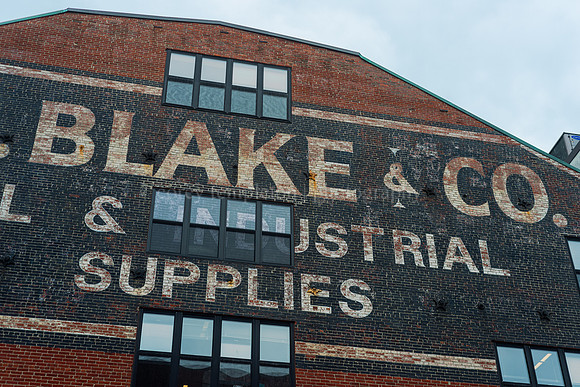 W.L. Blake & Co Mill & Industrial Supplies Sign on Commercial St