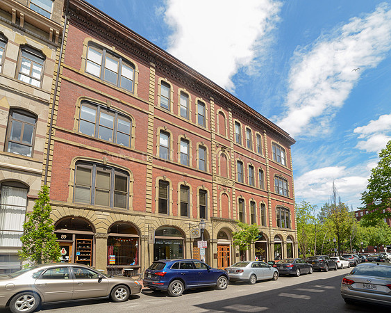 Portland Savings Bank Building on Exchange Street, Wide View