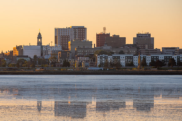 Back Cove Skyline including Aucocisco 201 Federal Street Reflect