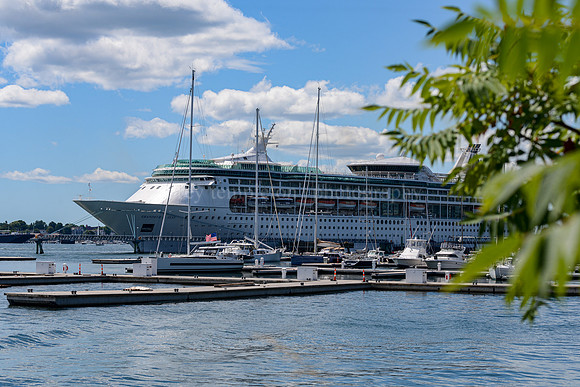 Grandeur of the Seas Docked at Ocean Gateway