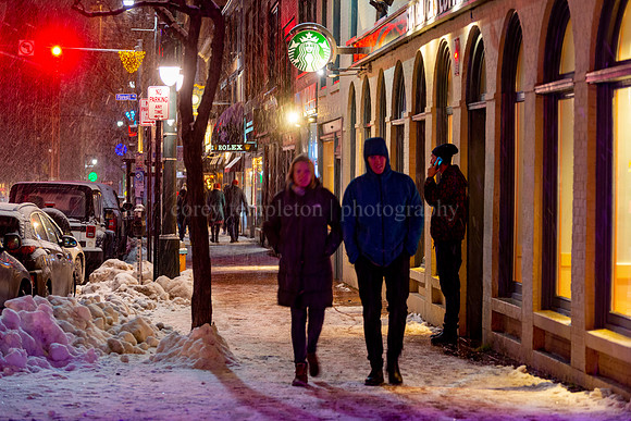 Snow Walk Congress Street