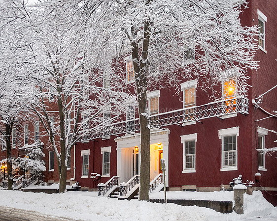 Red House on Park Street, Fresh Snow