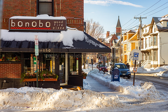 Bonobo Restaurant at Pine and Brackett Streets in the West End