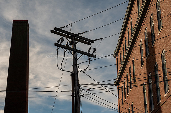 Old Port Chimney and Telephone Pole