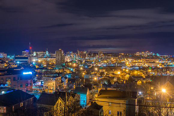 Standpipe Park Skyline, Dec. 2014