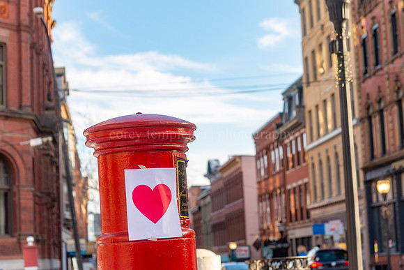 Valentines Heart in Post Office Park in the Old Port