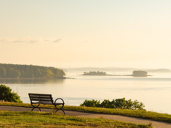 Morning Light from the Eastern Promenade