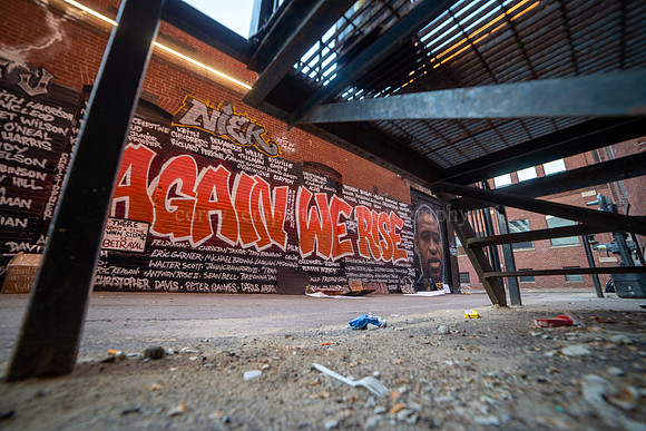 Black Lives Matter Mural on Center Street