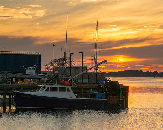 Morning Light from the Portland Fish Pier