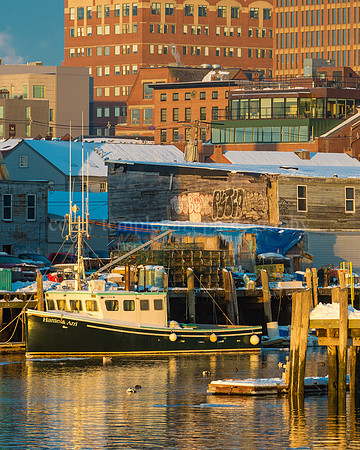 Morning Light and the Piers from State Pier 3