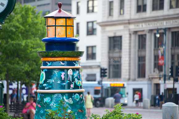 Lighthouses on Parade at Monument Square