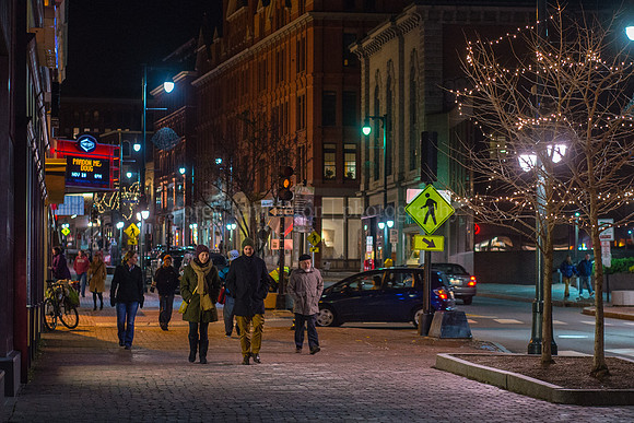 Downtown Sidewalk - November 2014