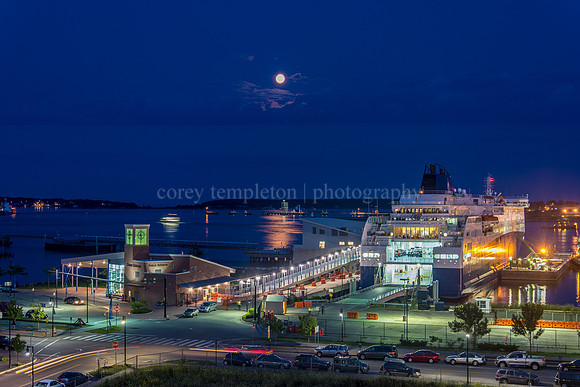Moon over Ocean Gateway