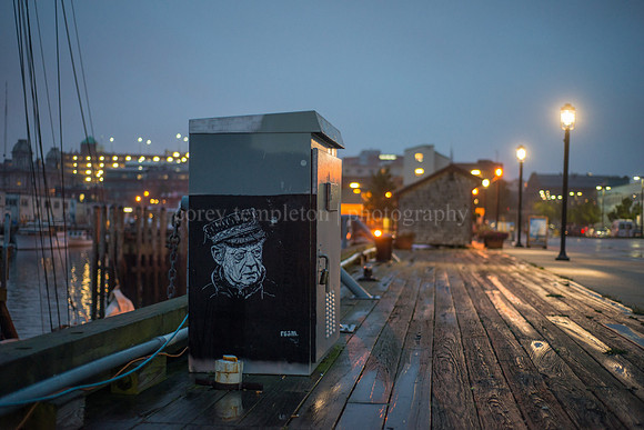 State Pier Fisherman Art