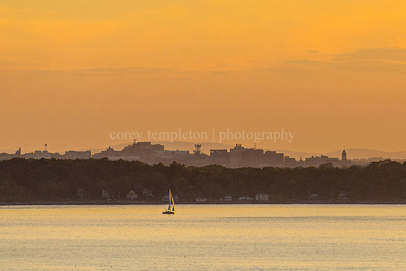 Portland from Jewell Island