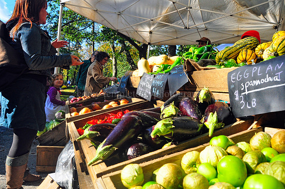 Farmers Market in October