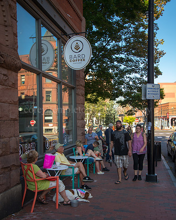 Bard Coffee Exterior on Middle Street in the Old Port