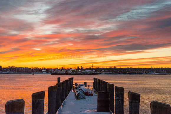 Sunrise from a Pier