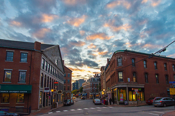 Fore Street Fall Sunset