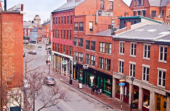 Fore Street from Above